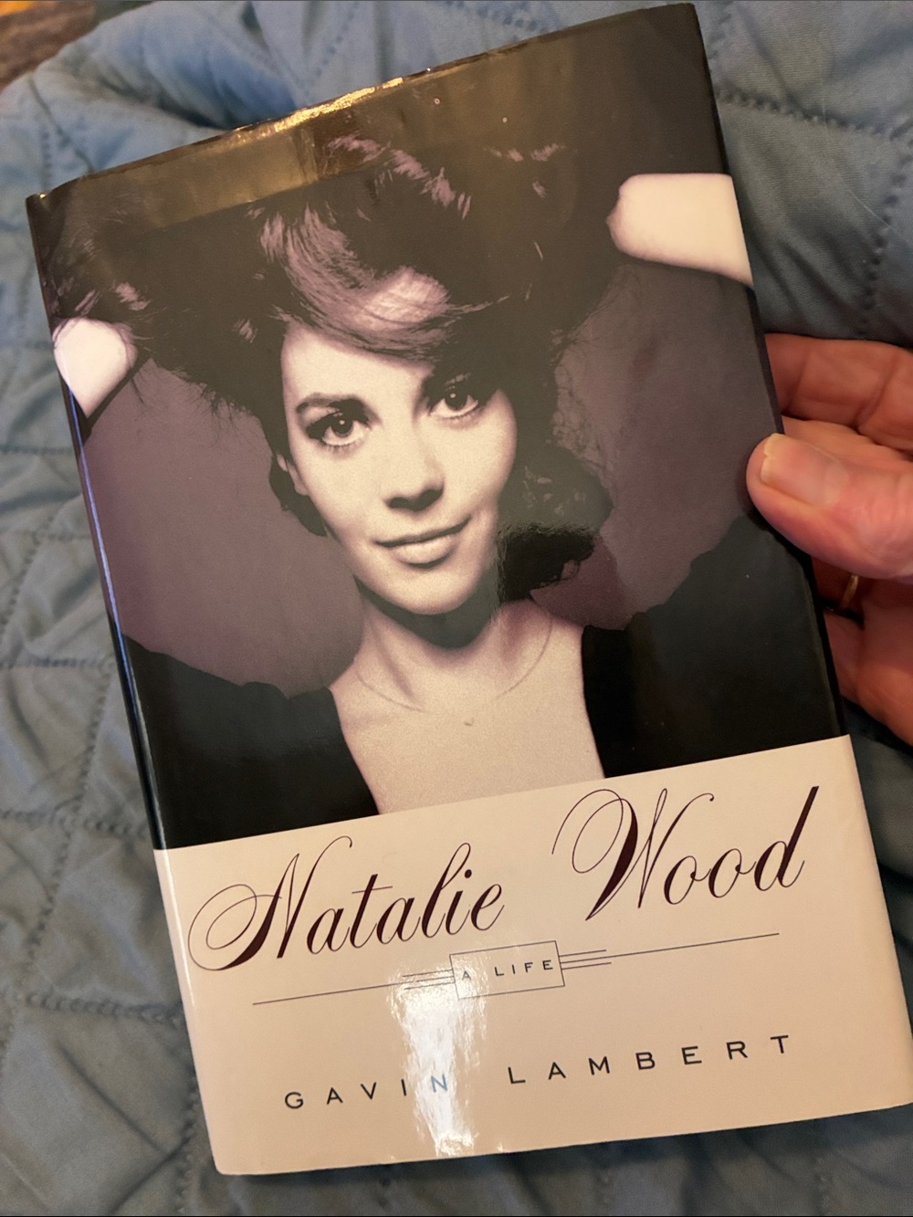 Natalie Wood Hardcover Biography - Black and White Cover